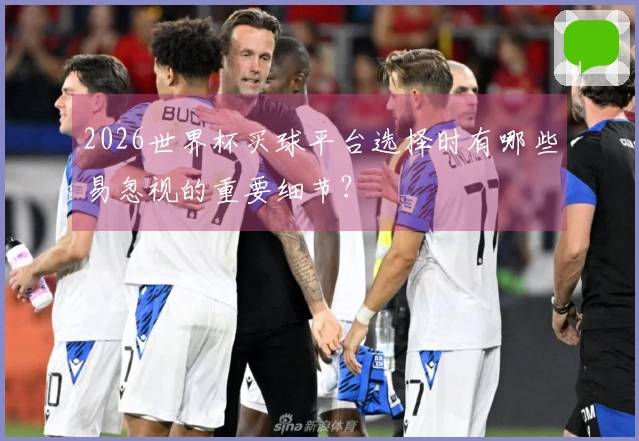 2026世界杯买球平台选择时有哪些易忽视的重要细节？