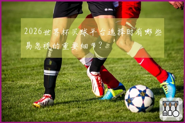 2026世界杯买球平台选择时有哪些易忽视的重要细节？